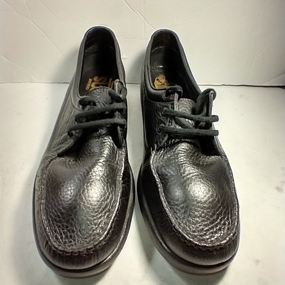 SAS Amigo Black Leather Comfort Laceup Shoes Men\'s sz 15N. main image 9
